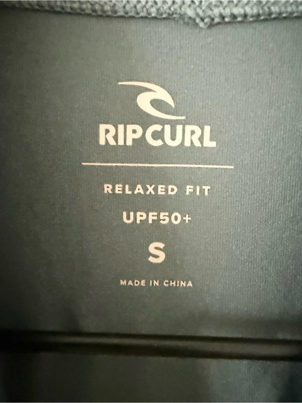 NWT Rip Curl Men's Short Sleeve Relaxed Fit Rash Guard Tee - Gray Size S